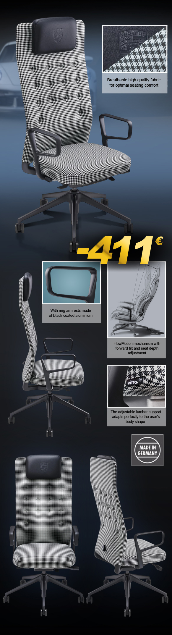 Fauteuil Porsche Recaro