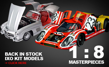 New & Restock 1:8 Model Kits
