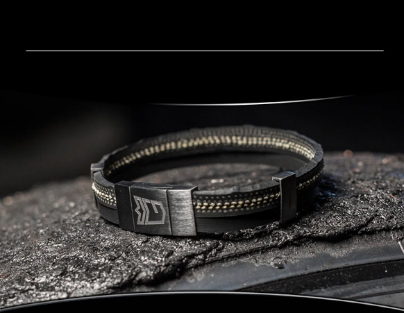 Montgrip Bracelets - Made from Racing Tires