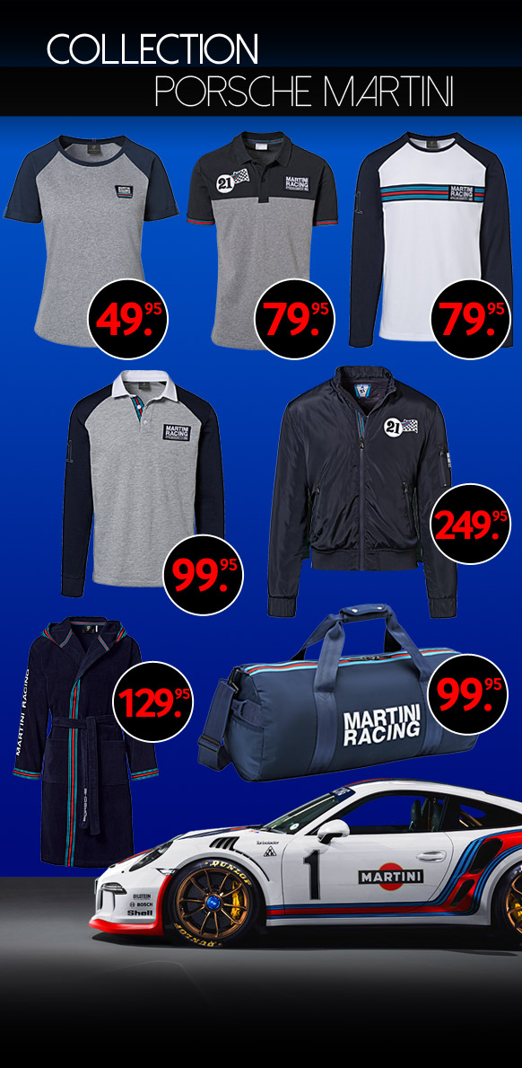 Vêtements Porsche Martini