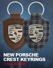 New Porsche Crest Keyrings