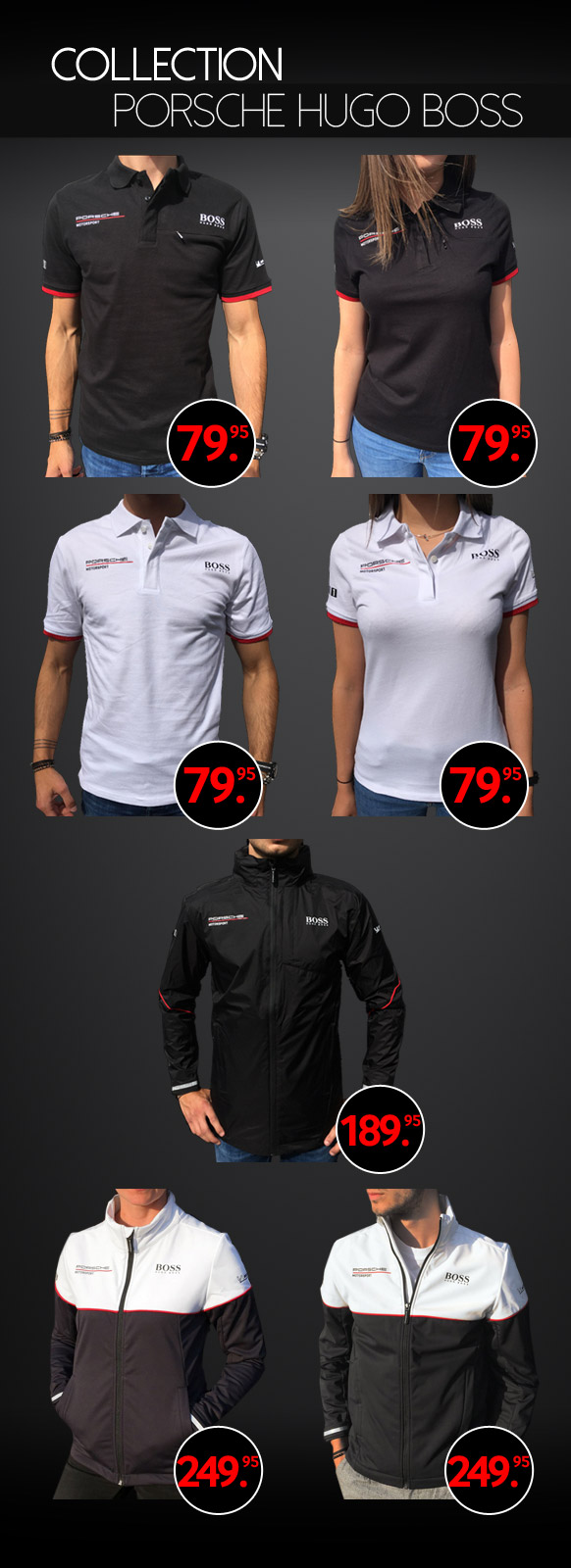 Vêtements Porsche Martini