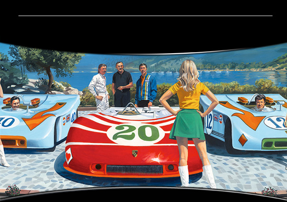 Large Automotive Wall Printing