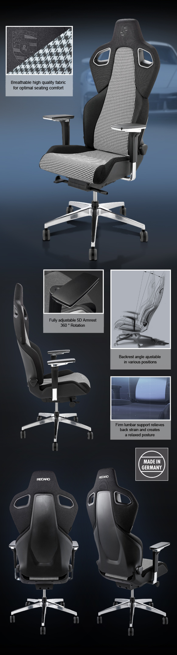 Fauteuil Porsche Recaro