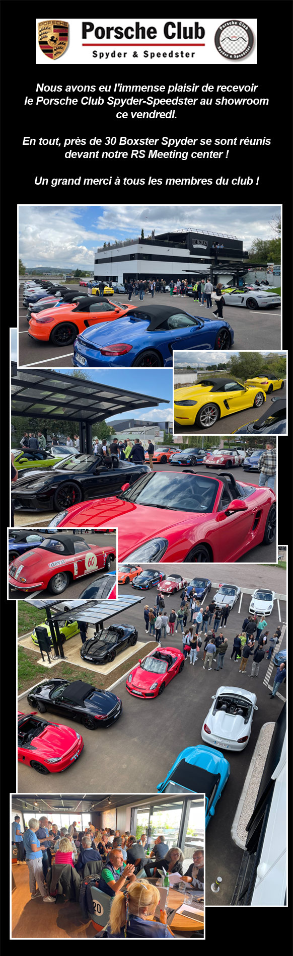 Porsche Club Spyder-Speedster chez RS Selection