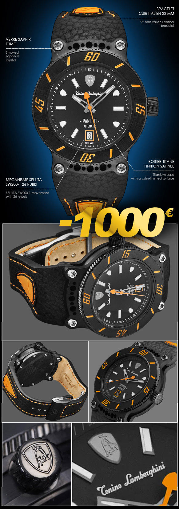 Lamborghini Cuscinetto Automatic Watch
