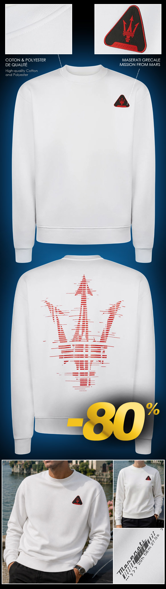 Maserati Men's Wool Sweater