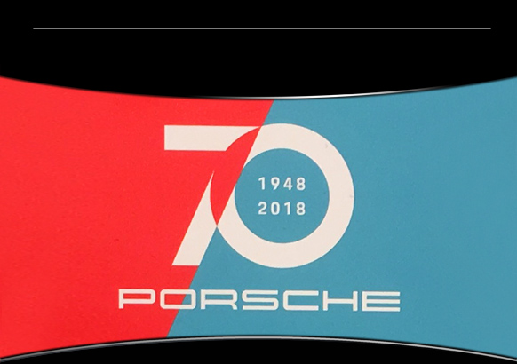 Jeu de Cartes d'Atouts 70 ans Porsche