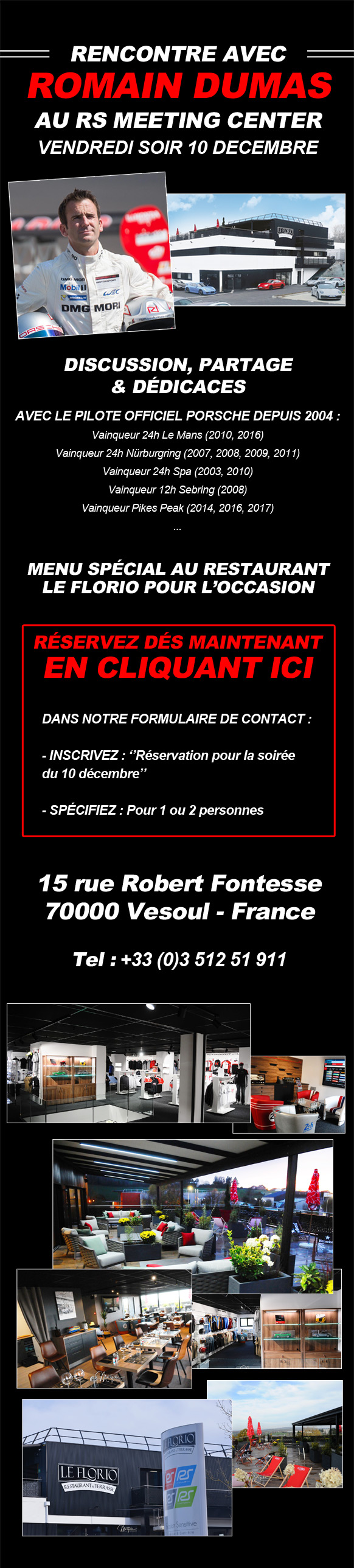 Rencontre avec Romain Dumas