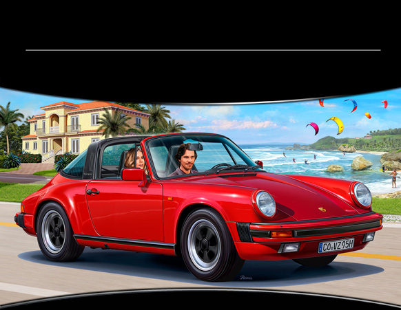 Maquette Porsche