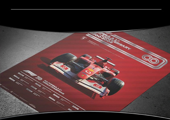 Posters Unique & Limited - F1 - 70th anniversary