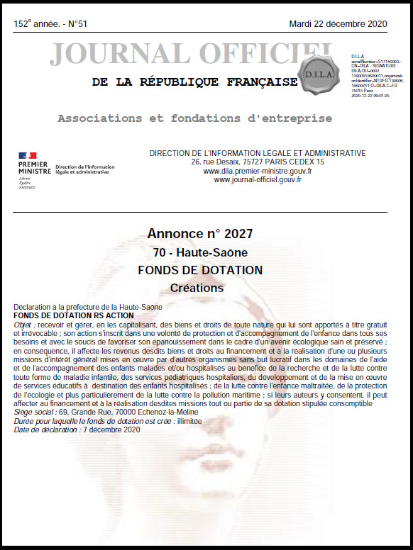 Selection RS - RS Action