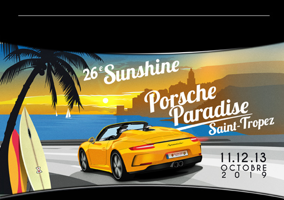 Miniatures Officielles Paradis Porsche St Tropez 2019 - 1 : 43
