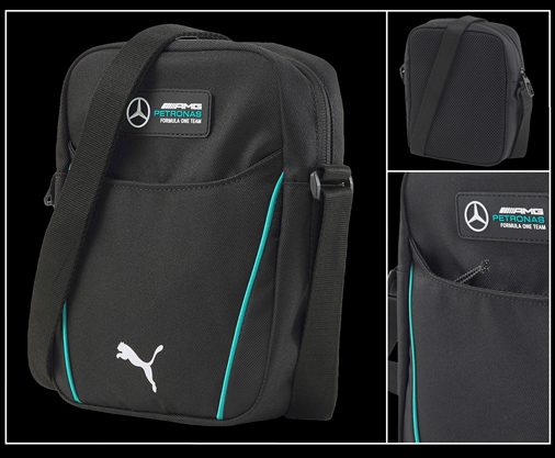 Mercedes Shoulder Bag AMG Petronas F1 Puma Black 079126-01