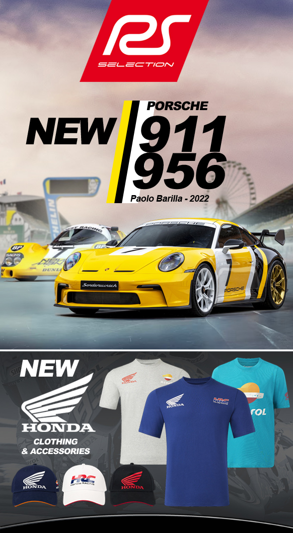 New Porsche 911 GT3 / 956 Paolo Barilla - New Moto GP Clothing