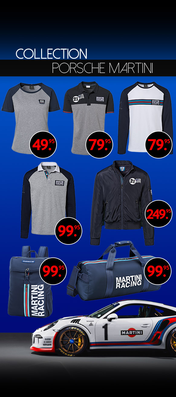 Vêtements Porsche Martini