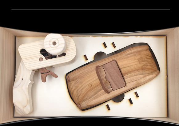 Wooden Porsche Radio Controlled